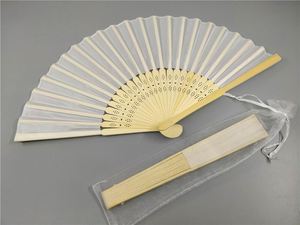 Abanico de Mano Plegable de Bambú con Logotipo Personalizado Impreso y Grabado - Diseño Tradicional Multicolor 25 Varillas para Bodas, Publicidad, Portátil - Product Image 3