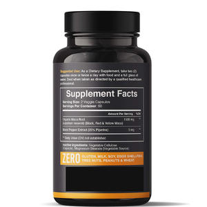 Cápsulas <span class=keywords><strong>de</strong></span> MACA, 120 Cápsulas, para Adultos, Mejora <span class=keywords><strong>la</strong></span> Densidad Ósea, Suministro Directo <span class=keywords><strong>de</strong></span> Fábrica, Más Vendidas en <span class=keywords><strong>Amazon</strong></span> para Comercio Exterior, OEM Disponible - Product Image 2