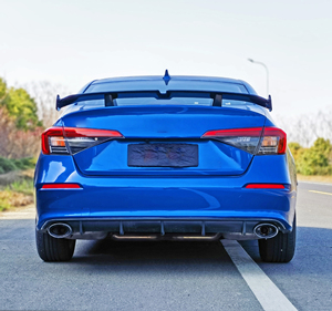 Accesorios para Automóviles, Alerón Trasero de Color Negro Brillante, Estilo Nuevo, para <span class=keywords><strong>Honda</strong></span> <span class=keywords><strong>Civic</strong></span> de 11.ª <span class=keywords><strong>Generación</strong></span> 2022 2023 2024 2025 - Product Image 2