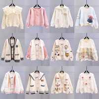 Sweater Wanita Harga Grosir Murah untuk Kehangatan Musim Dingin, Cardigan Wanita Rajutan Pakaian Produsen Sweater Pengiriman Campuran