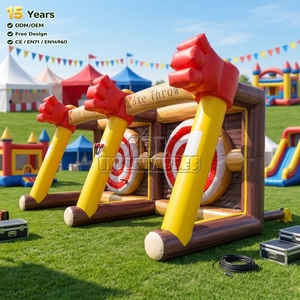 Juego Inflable de Lanzamiento de Hacha de PVC Comercial con Certificación CE, Directo de Fábrica, para Parques de Diversiones, Escuelas, Carnavales, Fiestas y <span class=keywords><strong>Alquiler</strong></span> - Product Image 4