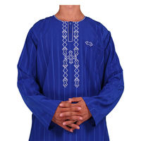 Ropa Islámica Koshibo para Hombre, Thobe de Manga Larga para Oración, Diseño Transpirable para Musulmanes en África