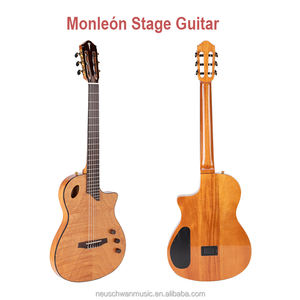 Guitarra de escenario de alta calidad Solid Top Engleman Spruce y Okoume - Product Image 4