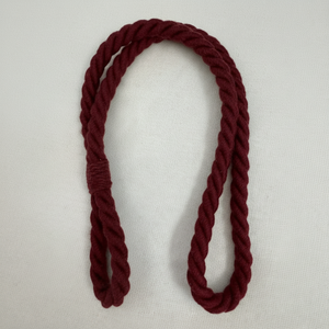 Attache-rideau en coton rouge bordeaux Oxblood, attache-rideau pour rideaux, nouveauté - Product Image 1