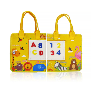 Livre d'activités en feutre pour enfants, jouets sensoriels Montessori, jeux de voyage, planche d'apprentissage, planche d'activités en feutre pour tout-petits - Product Image 1