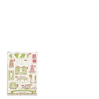 Impression personnalisée de cartes de visite d'hôtel à Hangzhou, impression sur papier coton 600 g/m², impression typographique avec gaufrage à sec, 100x150 mm