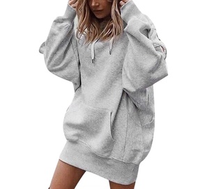 <span class=keywords><strong>Sudadera</strong></span> con capucha personalizada para <span class=keywords><strong>mujer</strong></span>, <span class=keywords><strong>de</strong></span> cuello alto <span class=keywords><strong>Sudadera</strong></span> con capucha, <span class=keywords><strong>sudadera</strong></span> fija, pulóver, Tops ajustados con bolsillo <span class=keywords><strong>de</strong></span> parche, vestido con capucha - Product Image 1