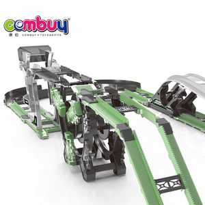 Jeu <span class=keywords><strong>de</strong></span> course <span class=keywords><strong>de</strong></span> voitures sur rail DIY pour garçons, avec rotation et roulement acrobatiques - Product Image 4