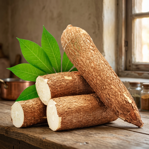 Chips de Yuca Pelada Congelada - Rebanadas de Tapioca de Vietnam, Yuca Pelada Congelada Frescamente Cortada y Congelada Rápidamente para Exportación - Product Image 2