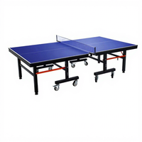 Table de ping-pong portable compacte pour la famille, utilisable en intérieur et en extérieur, pliable, gain de place, facile à installer, vente en gros