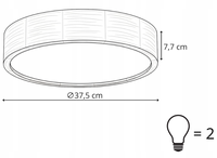 Plafonnier rond en bois LED moderne JACKSUN, plafonnier en bois massif nordique pour la chambre à coucher, salon, éclairage