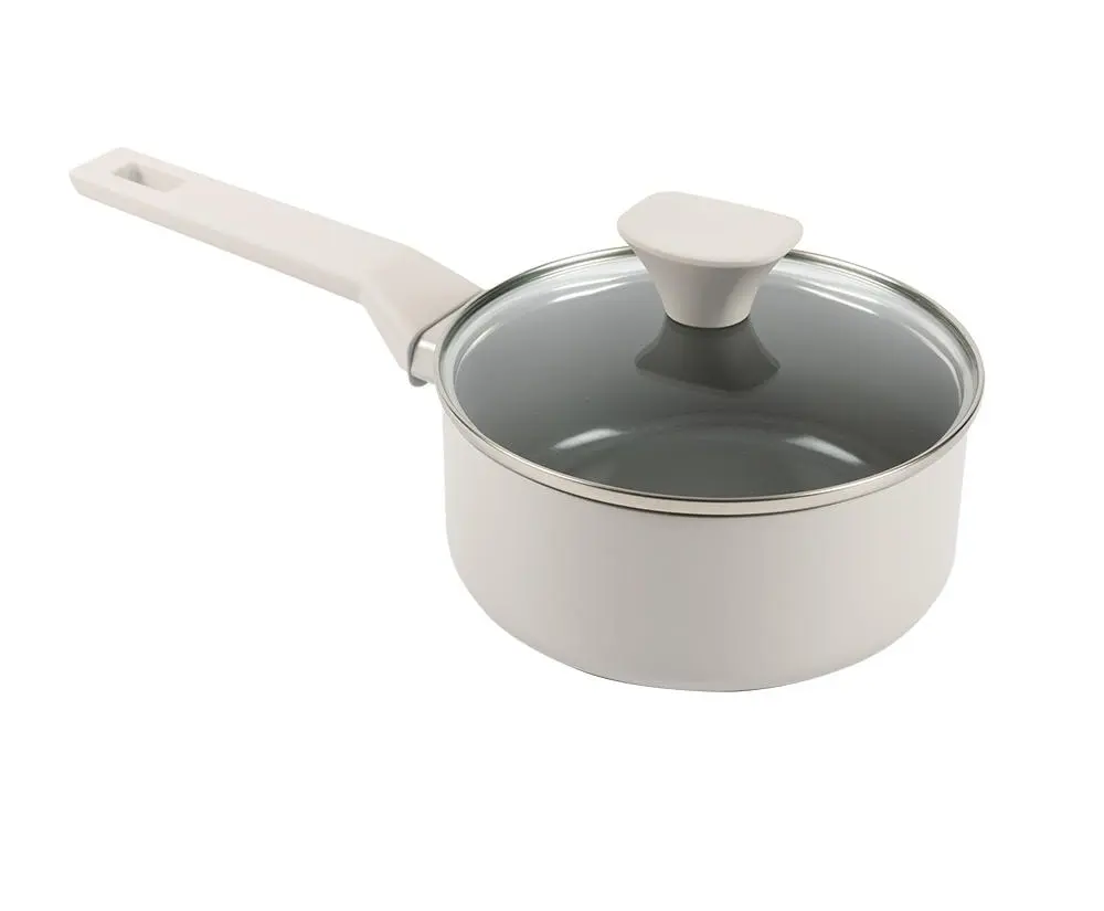 China Manufacturer Pressed Sauce Pan Aluminum Kitchenware Ceramic Coating Aluminum Cooking Pot Set
