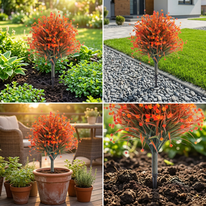 Approvisionnement direct usine : <span class=keywords><strong>Boule</strong></span> d'herbe artificielle anti-décoloration à piquet pour aménagement paysager, pour entrepreneurs, commande en gros, OEM - Product Image 6