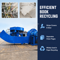 Machine à découper la colle pour livres, équipement de fabrication de produits en papier, séparateur de colle pour livres, machine de recyclage des déchets de colle pour livres, plateau tournant rotatif