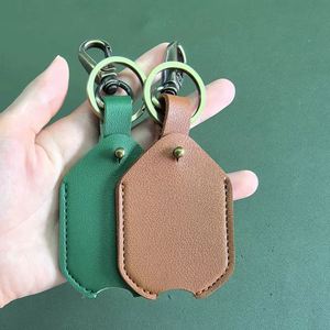 Personalized Custom Business Car Key Holder PU Leather Sleeve Broken Key Portable Key Loop Replacement Fod Protector Cover Men - Product Image 4