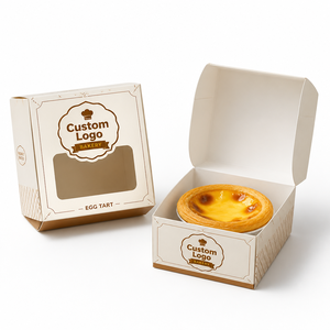 Boîte <span class=keywords><strong>à</strong></span> tarte avec séparateur, plateau <span class=keywords><strong>en</strong></span> carton alimentaire, emballage de tarte <span class=keywords><strong>en</strong></span> gros, fourniture OEM ODM pour les boulangeries de détail - Product Image 1