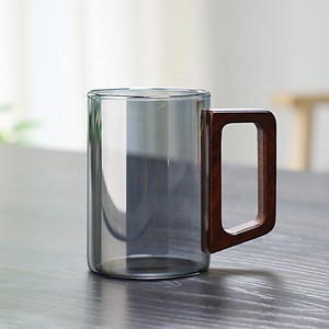 Tazza <span class=keywords><strong>da</strong></span> Tè in Vetro di Alta Qualità con Manico Colorato Creativo, 401-500ml, Ecologica e Adatta al Microonde, per Uso Domestico - Product Image 4