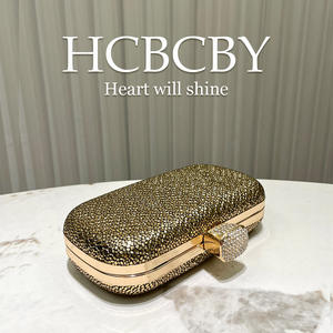 Borsa Clutch di Lusso con Glitter Dorati per Donne, Elegante <span class=keywords><strong>Borsetta</strong></span> <span class=keywords><strong>da</strong></span> <span class=keywords><strong>Sera</strong></span> Scintillante e Glamour per Feste ed Eventi alla Moda - Product Image 5