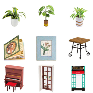 Robotime Rolife artículos <span class=keywords><strong>de</strong></span> decoración del hogar artesanías <span class=keywords><strong>de</strong></span> madera DG109 <span class=keywords><strong>Simon</strong></span>'s Coffee Gift Kit 3D rompecabezas <span class=keywords><strong>de</strong></span> madera DIY casa en miniatura - Product Image 6