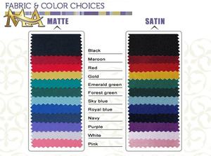 OEM coro Iglesia vestido mangas puño opciones al por mayor disponibles coro bata con estola de satén frontal de oro - Product Image 6