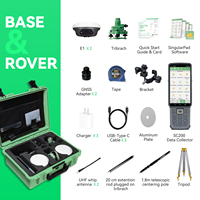 Singularxyz Best Seller Gnss Receiver Mini Gnss Receiver E1 Land survei perlengkapan pemetaan RTK GPS GNSS RTK Base and Rover