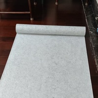 Rouleaux de tissu non tissé gris auto-adhésif 160 g/m² pour peintre, feutre de sous-couche de tapis
