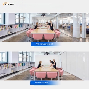 فيلم زجاجي قابل للتحويل للخصوصية لغرف الاجتماعات والمكاتب، فيلم ذكي PDLC للتحكم عن بعد، شفافية عالية بلون أبيض - Product Image 6