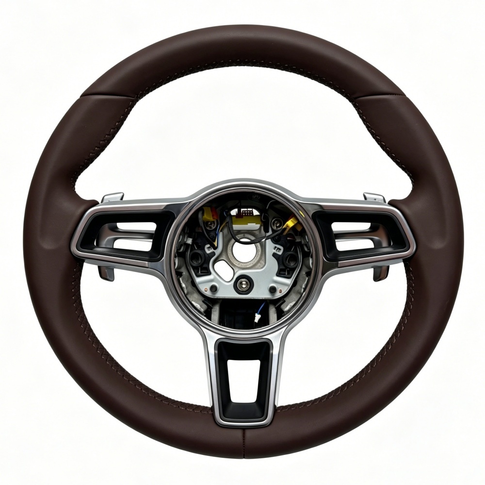 Complete Car Steering Wheel Without Buttons (Porsche Fitment), photo 4