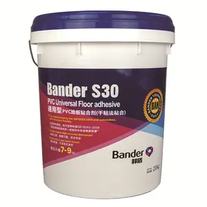 S30-6 High Strength PVC Tile and Sheet Flooring Adhesive for Dry Sticky Construction Environmental Friendly Glue