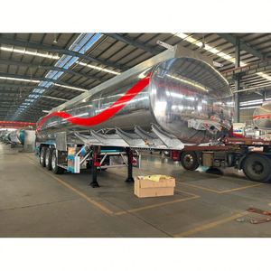 Semi Truck Dangerous Goods Transport Vehicle Aluminum Alloy Semi-trailer Transport Vehicle Fuel tank Semi Truck LGBF - Product Image 4