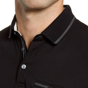 Services OEM, fabrication en usine, nouveaux polos pour hommes à la mode, haute qualité, fabrication haut de gamme, design personnalisé, polos décontractés pour hommes - Product Image 4