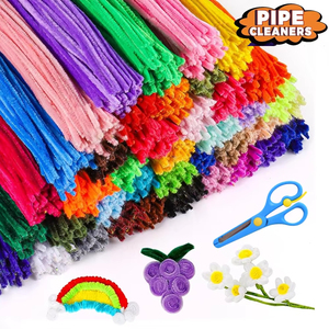 Limpiador de pipas de macarrón educativo al por mayor, ramo de flores, juegos de manualidades para niños, entretenimiento creativo, suministros para manualidades - Product Image 3