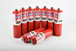 <span class=keywords><strong>Bouteille</strong></span> <span class=keywords><strong>de</strong></span> <span class=keywords><strong>gaz</strong></span> Mapp propane oxygène Uweld <span class=keywords><strong>de</strong></span> petite taille pour la soudure et le brasage - Product Image 5