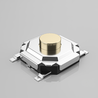 Interruptor Táctil de Alta Calidad 4x4 5.2x5.2x1.5, Botón Pulsador 3P, Mini Interruptores Táctiles 4x4x1.5H para Juguetes