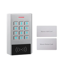 Clavier mécanique à boîtier métallique étanche IP66 125khz Em Rfid clavier mot de passe lecteur de carte clavier de contrôle d'accès autonome