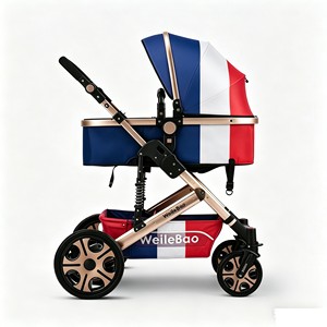 Système de voyage 3-en-<span class=keywords><strong>1</strong></span> en alliage d'aluminium avec roues pivotantes, poussette et siège <span class=keywords><strong>auto</strong></span>, design pliable, capacité de charge de 15 kg pour <span class=keywords><strong>0</strong></span>-3 ans - Product Image 1