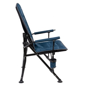 Silla de Playa Plegable Cómoda y Duradera con Acolchado de Espuma, Portavasos y Respaldo Ajustable para Uso en Exteriores y Parques - Product Image 3