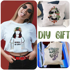 2021 Plaid Fashion Animal Pattern Htv <strong>Leopard</strong> <strong>Print</strong> Camouflage Flower Colorful Reflective Heat Transfer <strong>Film</strong> Vinyl for T-shirts - Product Image 4