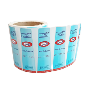 Recyclable <strong>Wholesale</strong> <strong>Label</strong> <strong>Printing</strong> Companies Custom Design Alcohol Hand Sanitizer <strong>Bottle</strong> Packaging <strong>Labels</strong> - Product Image 1