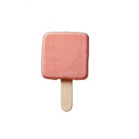 Brique de lait glacé fraîche fraise en gros, format snack, en boîte, 200 cartons MOQ, longue durée de conservation 18 mois