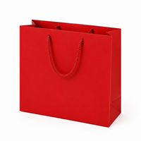 Sac cadeau en papier avec logo personnalisé et poignée en ruban, multicolore pour l'emballage de vêtements, de cosmétiques et de produits de vente au détail