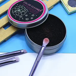 Trang điểm bàn chải sạch hơn miếng bọt biển Remover màu từ bàn chải Eyeshadow miếng bọt biển công cụ sạch hơn nhanh chóng Màu offmake up bàn chải sạch hơn