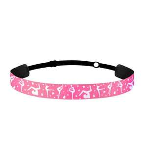 عصابة رأس رياضية نسائية للجمباز للرقص عصابة رأس متدرجة قوس قزح ضد الانزلاق الرياضة عصابة رأس أغطية رأس اكسسوارات شعر - Product Image 3