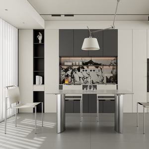 Table à manger en ardoise chauffée au graphène, table à manger à commande tactile intelligente pour les régions froides - Product Image 3