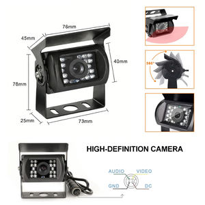 Kit de surveillance robuste 4 canaux pour véhicule avec 4 caméras de recul <span class=keywords><strong>et</strong></span> connecteurs aéronautiques pour la sécurité des chantiers <span class=keywords><strong>et</strong></span> des flottes - Product Image 6