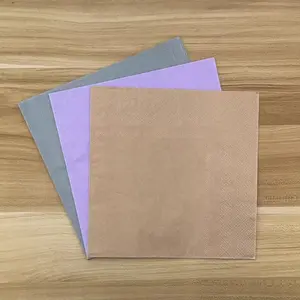 Serviettes de table jetables en papier, serviettes de table personnalisées avec logo