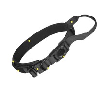 Laisse réglable en nylon pour chien Collier tactique pour animal de compagnie Rubans de style simple Solide Anti-casse Antidéflagrant pour AirTag Locator