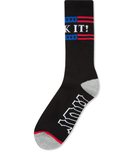 <strong>Manufacturer</strong> Direct Sale <strong>Custom</strong> Logo Printed Sport Crew <strong>Socks</strong> 100% Cotton Knitted Technique for Autumn OEM China Supplier - Product Image 1