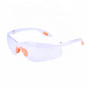 WELTA-Lunettes de sécurité anti-éclaboussures en polycarbonate transparent très vendues, protection UV, protection des yeux pour la construction, jambes télescopiques - Product Image 1