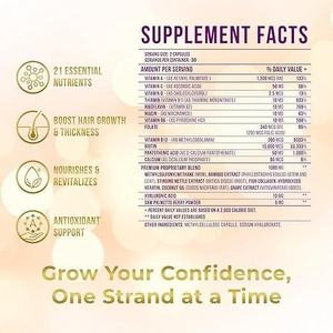 Venta caliente de vitaminas <span class=keywords><strong>para</strong></span> <span class=keywords><strong>el</strong></span> crecimiento del cabello de las mujeres, biotina y suplementos de colágeno <span class=keywords><strong>para</strong></span> un rápido crecimiento del cabello y la piel - Product Image 4